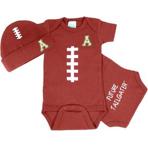 Appalachian State Baby Football Onesie and Football Hat Set in Kuwait