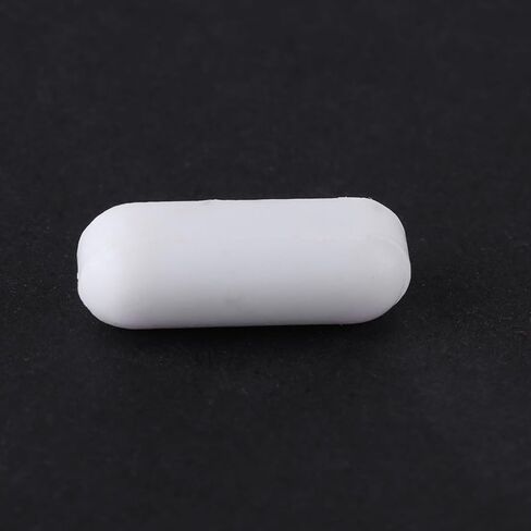 5pcs ptfe خلاط ضجة مغناطيسي ، لون أبيض ، شريط مختبر قضيب ضجة ، شريط صفيحة ضجة (5x15mm) in Saudi Arabia