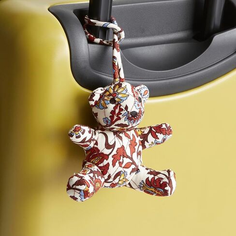 Vera Bradley Premium Cotton Bitty Bear Bag Charm ، Daffodil ditsy in Kuwait
