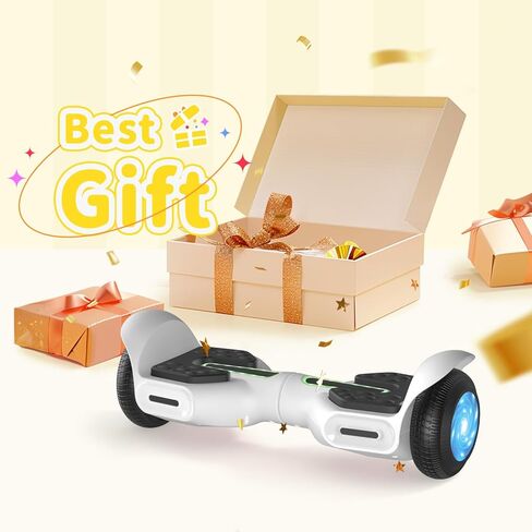 6.5 "سكوتر ، مكبر صوت بلوتوث للموسيقى وضوء LED ، أعلى 8.5 ميل في الساعة و 8.5 أميال الطاقة من محرك 250W مزدوج ، هدايا للأطفال البالغين ، لجميع الأعمار in Kuwait