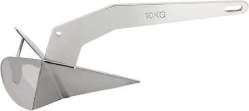 LSAILON Boat Anchor 316 Stainless Steel Delta/Wing Style Triangle Anchor 22 LB (10 kg) in Saudi Arabia