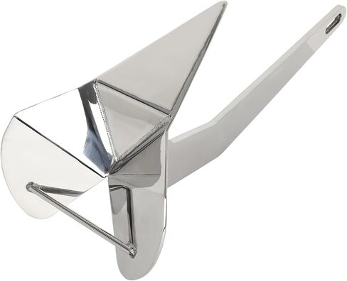 LSAILON Boat Anchor 316 Stainless Steel Delta/Wing Style Triangle Anchor 22 LB (10 kg) in Saudi Arabia