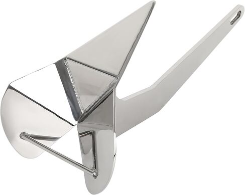 LSAILON Boat Anchor 316 Stainless Steel Delta/Wing Style Triangle Anchor 22 LB (10 kg) in Saudi Arabia
