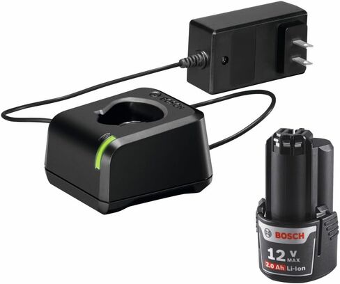 BOSCH GXS12V-01N12 12V Max Lithium-Ion Battery and Charger Starter Kit in Kuwait