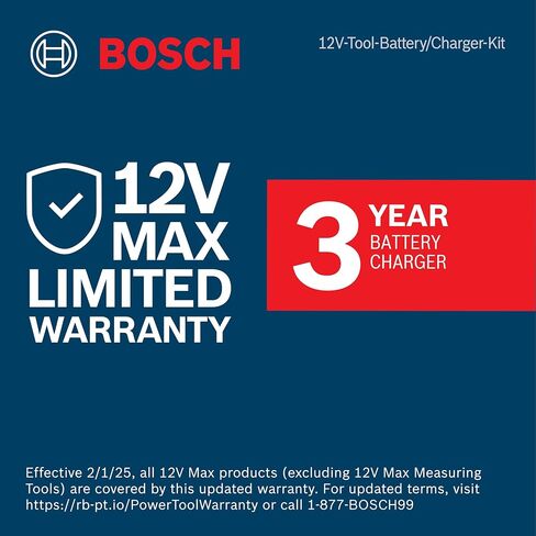 BOSCH GXS12V-01N12 12V Max Lithium-Ion Battery and Charger Starter Kit in Kuwait