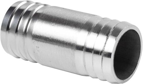 304 stainless steel double pagoda joint water pipe leather hose double head pagoda head straight water nozzle 4 points 6 points length 55mm(Outside diameter 16mm) in Saudi Arabia
