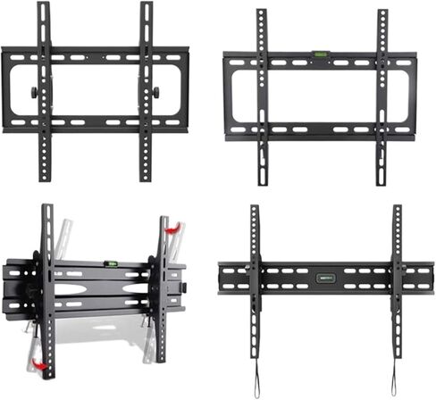 حائط تلفزيوني مائل على الحائط Ultra Slim TV Monitor Monitor Holder TV Bracket for LCD LED Monitor Panel (C-Tilt TV Mount) in Kuwait