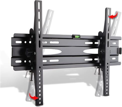 حائط تلفزيوني مائل على الحائط Ultra Slim TV Monitor Monitor Holder TV Bracket for LCD LED Monitor Panel (C-Tilt TV Mount) in Kuwait