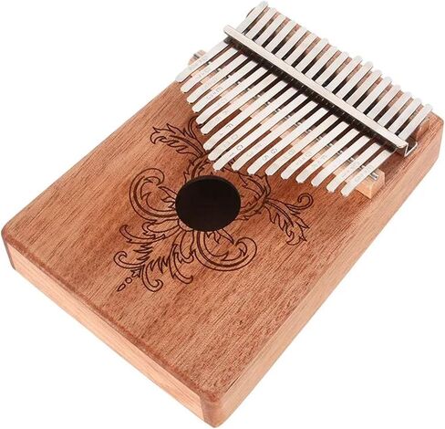 Kalimba للمبتدئين الصلبة الخشب 17 ملاحظات Kalimba 17 Keys Thumb Piano Pianner Finger Harp Kalimba أداة (النمط 3) in Kuwait