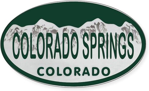 Cafepress Colorado Springs Colo لوحة ترخيص ملصق مصد السيارة in Kuwait