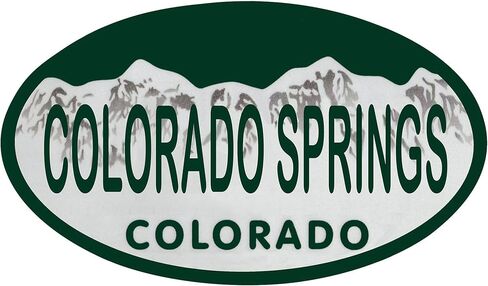 Cafepress Colorado Springs Colo لوحة ترخيص ملصق مصد السيارة in Kuwait