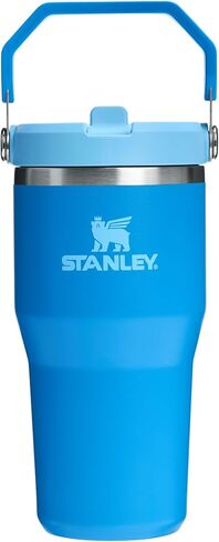 Stanley Iceflow 2.0 Flip Straw Tumbler مع مقبض 20 أوقية | تطور على الغطاء وقلب القش | زجاجة ماء مقاومة للتسرب | معزول الفولاذ المقاوم للصدأ | BPA خالية | أزور in Saudi Arabia
