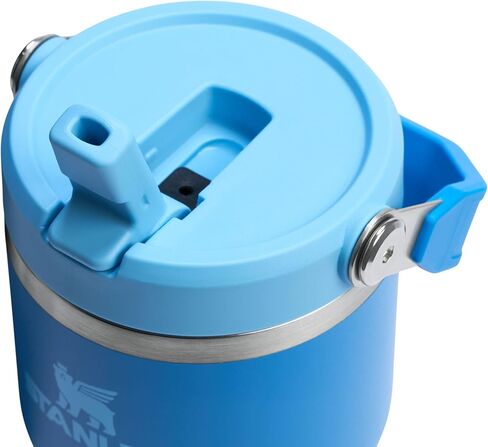 Stanley Iceflow 2.0 Flip Straw Tumbler مع مقبض 20 أوقية | تطور على الغطاء وقلب القش | زجاجة ماء مقاومة للتسرب | معزول الفولاذ المقاوم للصدأ | BPA خالية | أزور in Kuwait