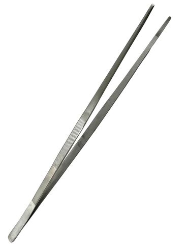 Jumbo Tweezers - 24 Inches Long Thumb Dressing Forceps with Serrated Tips, Straight, Aquascaping, Reptile Feeding, Crafts, Tissue Handling Forceps in Kuwait