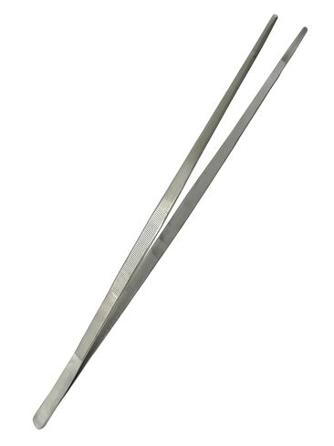Jumbo Tweezers - 24 Inches Long Thumb Dressing Forceps with Serrated Tips, Straight, Aquascaping, Reptile Feeding, Crafts, Tissue Handling Forceps in Kuwait
