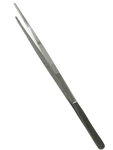 Jumbo Tweezers - 24 Inches Long Thumb Dressing Forceps with Serrated Tips, Straight, Aquascaping, Reptile Feeding, Crafts, Tissue Handling Forceps in Kuwait