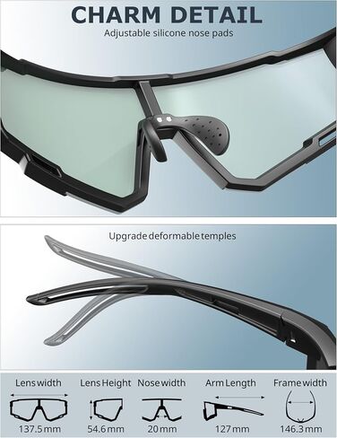 Kaliyadi Sports Sunglasses-Men-Mens-Mens-Sunglasses Women: Running Sun Glasses with UV400 لركوب الأسماك in Saudi Arabia