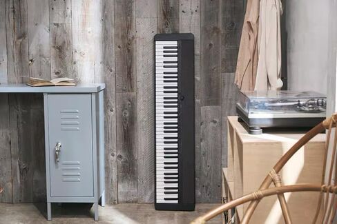 Casio CT-S1 Casiotone 61-Key Portable Keyboard - White Bundle with Adjustable Stand, Bench, Sustain Pedal, Headphones, Instructional Book, Instructional DVD, and Austin Bazaar Polishing Cloth in Saudi Arabia