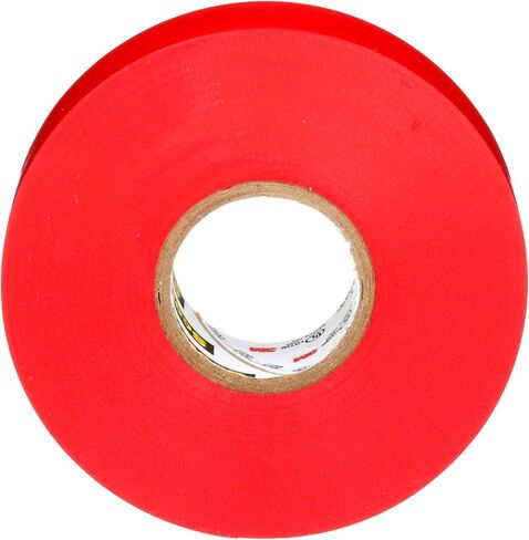 3M Scotch Vinyl Color Colling Tape #35 ، 3/4 "× 66 '-شريط عزل ذو درجة حمراء وترميز الألوان ، 10 لفات in Kuwait