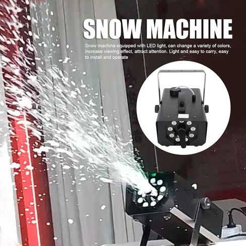 Snow Machine Snowflake Maker, Fake Snow Maker Machine for Outdoor Indoor Christmas Party Wedding Photography Parties Kids Stage Parades, Snowflake Fake Snow Maker in Saudi Arabia