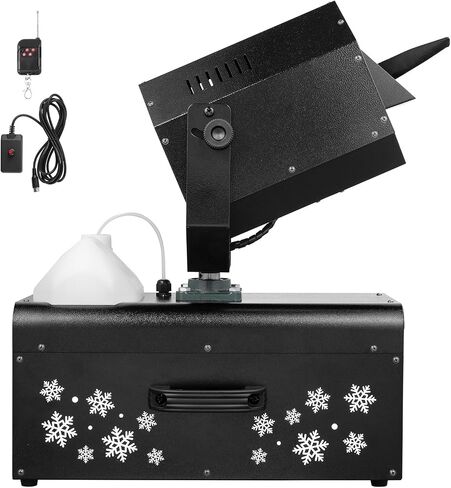HappyBuy Snow Machine ، High Force 70 ㎡ تغطية واسعة 2000 واط ، 2 عن بعد تحكم ، رأس 90 درجة مئوية ، آلة رغوة نفاثة ، آلة رش الثلج ، لحفلات عيد الميلاد تأثير مرحلة الزفاف in Saudi Arabia