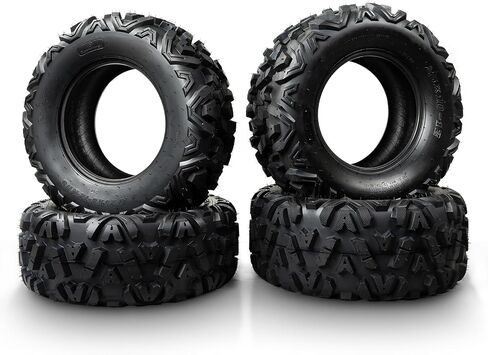 Set of 2 All-Terrain 19x7-8 19x7x8 ATV UTV Tires for Trail, Mud, and Sand, 4-Ply, Load Capacity: 220 lbs, Tubeless in Saudi Arabia