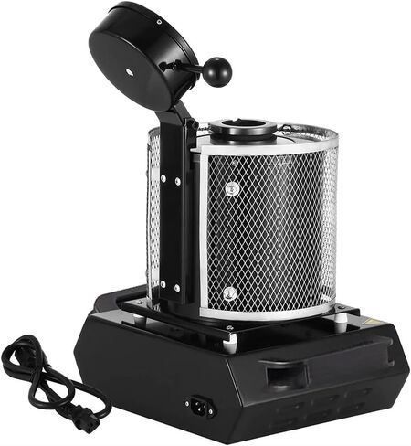 Gold Smelting Furnace Kit, 1600W Digital Melting Furnace Machine Smelter Casting Refining Jewelry, 1150℃/2102℉, Can be Heated Quickly, Work Safety(1kg) in Kuwait