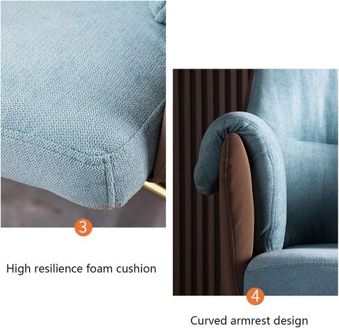 Office Chair Home Office Chair Desk Chair Bedroom Middle Back Study Swivel Chair Ergonomic Adjustable Office Chair Home Office Desk Chairs(G) in Saudi Arabia