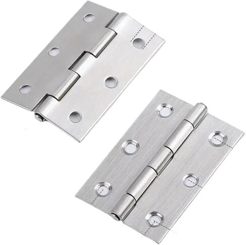 Adjustable Hinges Door Closing Hinges Door Window Hardware Hinge Stainless Steel Flat Polished Bearing Mute Cabinet(1pcs 3 inch) in Kuwait
