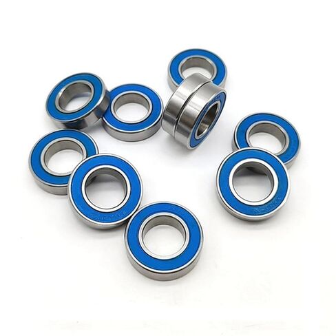 10pcs MR95 2RS تحمل 5x9x3 مم أختام مطاطية زرقاء الكرة تحمل MR95RS ABEC-3 Minianture RC المحمل in Kuwait