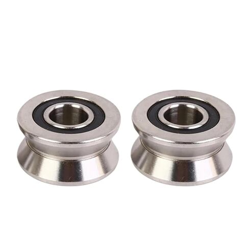 10PCS Straightening Mixed Wheel Over Line with Groove Bearing U6001 12X28X8MM Pulley U Groove Type(U6001-2-0.8) in Saudi Arabia