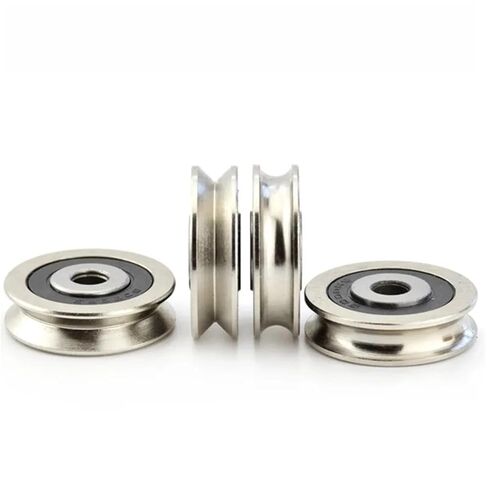 10PCS Straightening Mixed Wheel Over Line with Groove Bearing U6001 12X28X8MM Pulley U Groove Type(U6001-2-0.8) in Saudi Arabia