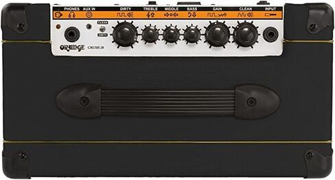 Orange Crush 35RT 35-Watt Guitar Combo Amplifier - Black Bundle with Orange FS-1 Footswitch, Instrument Cables, and Austin Bazaar Polishing Cloth in Saudi Arabia