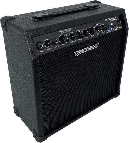 Rockville G-AMP 30 Watt Guitar Combo Amplifier Amp w/Bluetooth+Footswitch+Mic in Saudi Arabia