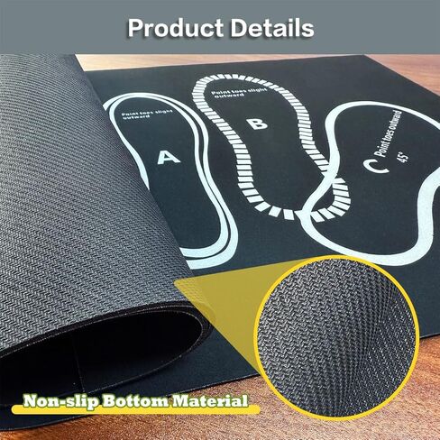 Exercise Mat Perfect for Squats, Leg and Ab Workouts, Squat guide mat, Lightweight and Portable for Men and Women in Saudi Arabia