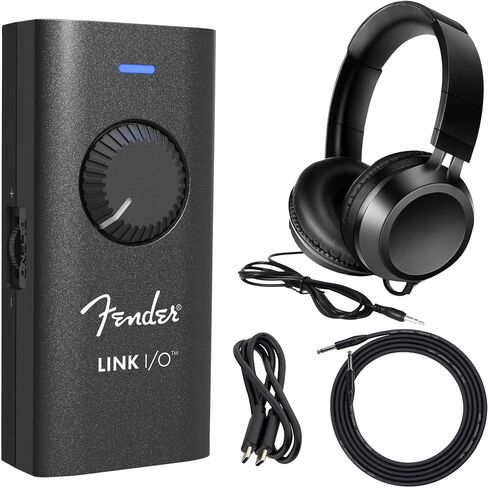 Fender Link I/O Studio Wething Oterface Backdle مع كابل الأدوات وسماعات الرأس in Saudi Arabia