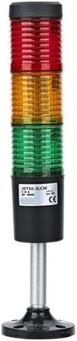 JDT50 Modular Lighthouse JDT50 3-Section D Shining 24V 15cm Pole Flat Aluminum Pole | JDT503DSB15P0 in Saudi Arabia