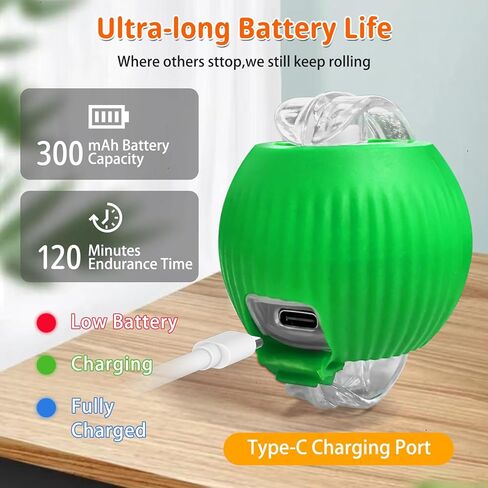 لعبة Cat Toys Interactive Ball للقطط الداخلية ، كرة قطة متحركة حديثًا ، ألعاب Cat Tail 2.0 السريعة مع شبكة مرنة ، ألعاب هريرة أوتوماتيكية للقطط البالغة بالملل (أحمر) in Kuwait