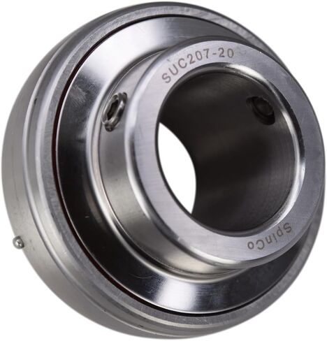 1-1/4" Stainless Steel Set Screw Locking Insert Bearing MUC207-20, SUC207-20 by SpinCo in Saudi Arabia