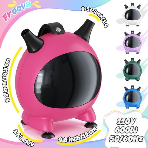 Electric Balloon Pump, Small Balloons Inflator Air Pump Dual Nozzle, 110V 600W Portable Balloon Blower Machine Party Supplies for Foil Latex Birthdays Balloons Arch Garland Decorations in Kuwait