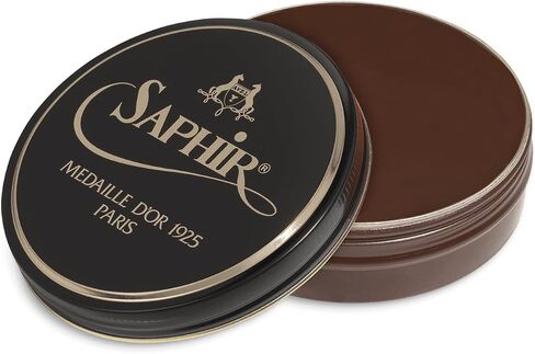 SAPHIR Medaille d’Or Pate De Luxe - Natural Wax Shoe Polish for Leather Shining - 50ml - Grey in Saudi Arabia