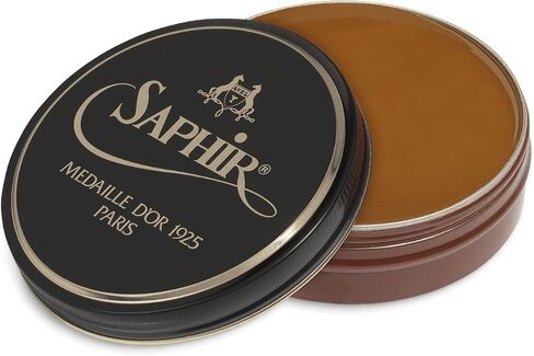 SAPHIR Medaille d’Or Pate De Luxe - Natural Wax Shoe Polish for Leather Shining - 50ml - Grey in Saudi Arabia