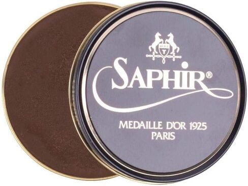 SAPHIR Medaille d’Or Pate De Luxe - Natural Wax Shoe Polish for Leather Shining - 50ml - Grey in Saudi Arabia