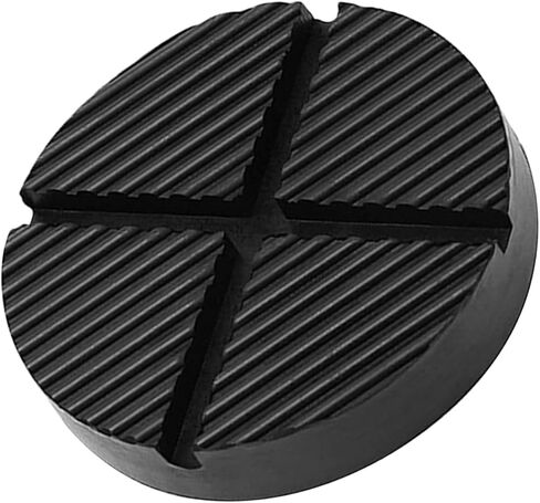 2PCS Rubber Jack Pads, Grooved Surface, Car Jack Block Jacks Adapter Jack Pad Jack Stand Pads for Pinch Welds Vehicle Lifts Rubber Floor Bracket in Kuwait