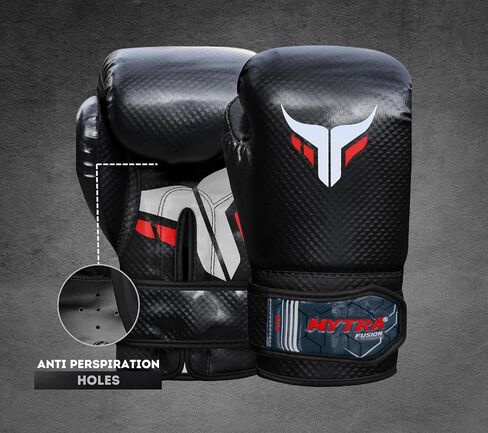 Mytra Fusion Boxing Gloves for Men, Women & Junior Training, Punching Bag, Sparring, Kickboxing, Fighting, Muay Thai, Bag Gloves in Kuwait
