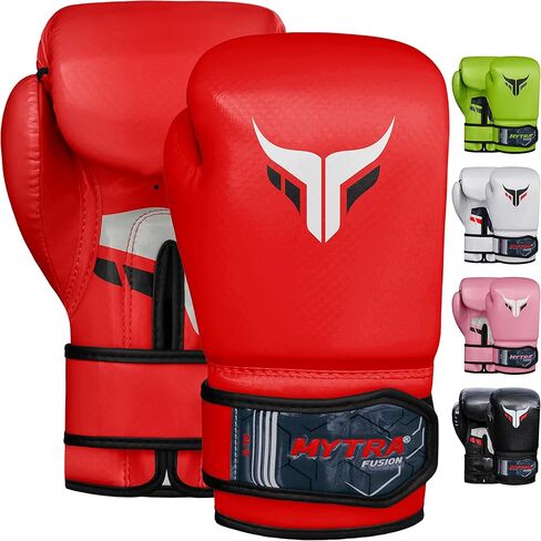Mytra Fusion Boxing Gloves for Men, Women & Junior Training, Punching Bag, Sparring, Kickboxing, Fighting, Muay Thai, Bag Gloves in Kuwait