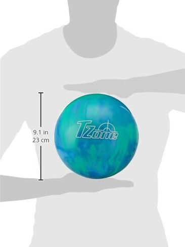 Brunswick Tzone Caribbean Blue Bowling Ball (12 رطلاً) in Saudi Arabia