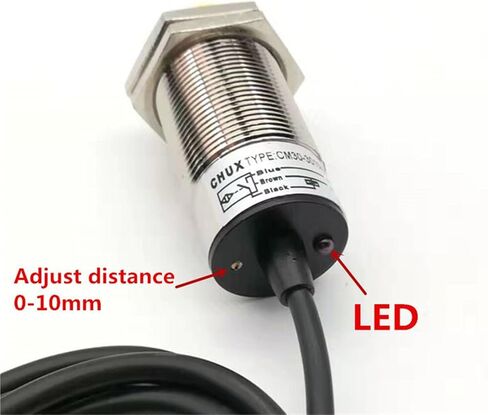 M30 CAPACITION COPPLIETITY SESSOR NPN 10MM CLACKNIST DESICE NO/NC CM30 CAPACITANCE LED LED SWISED (NPN NO) in Saudi Arabia