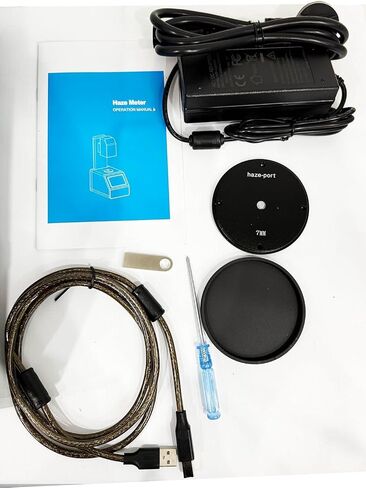 Film Haze Meter 21mm 7mm Test Apertures Hazemeter Glass Plastic Light Transmittance Meter with Touch Screen ASTM D1003/D1044 and ISO13468/ISO14782 Mass Storage USB Interface Illuminants D65,A,C in Saudi Arabia