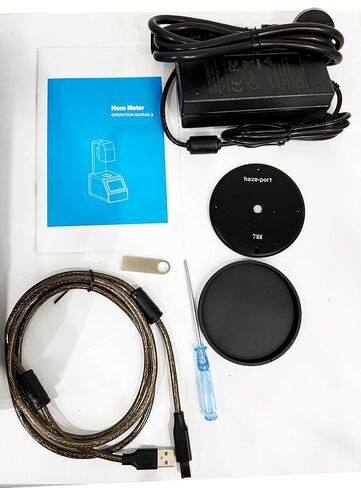 ASTM&ISO Hazemeter Two Apertures Haze Meter with Touch Screen Double Calibers 21mm 7mm Test Parameter ASTM and ISO(Haze),Transmittance(T) for Glass,Plastic,Film,Display Screen,Packaging,Etc in Kuwait